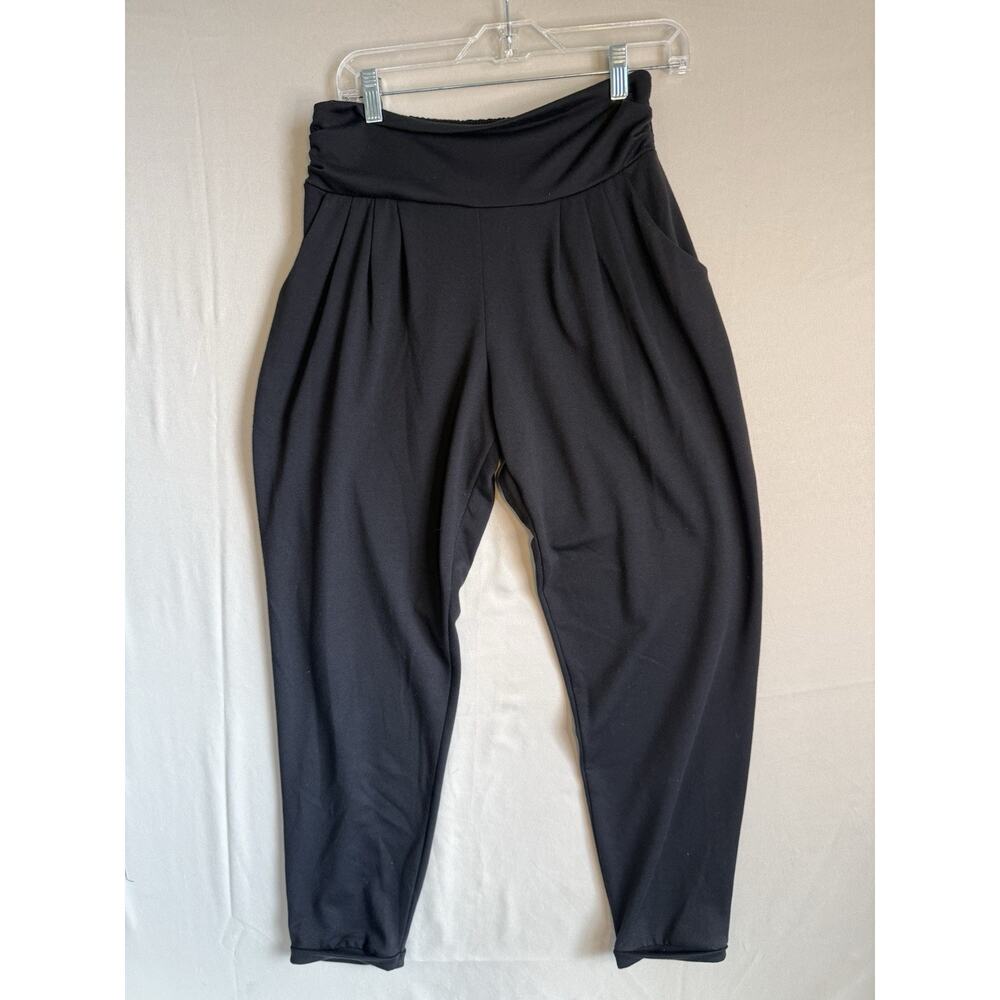 Saturday Sunday Anthropologie Black Jogger Pants Womens M Pull On Pockets
